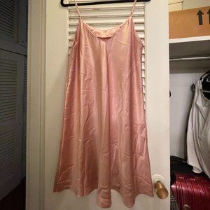 Francesca's Abigail Satin Slip Dress